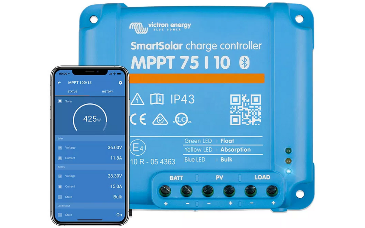 regulator ładowania smart solar mppt 75-10