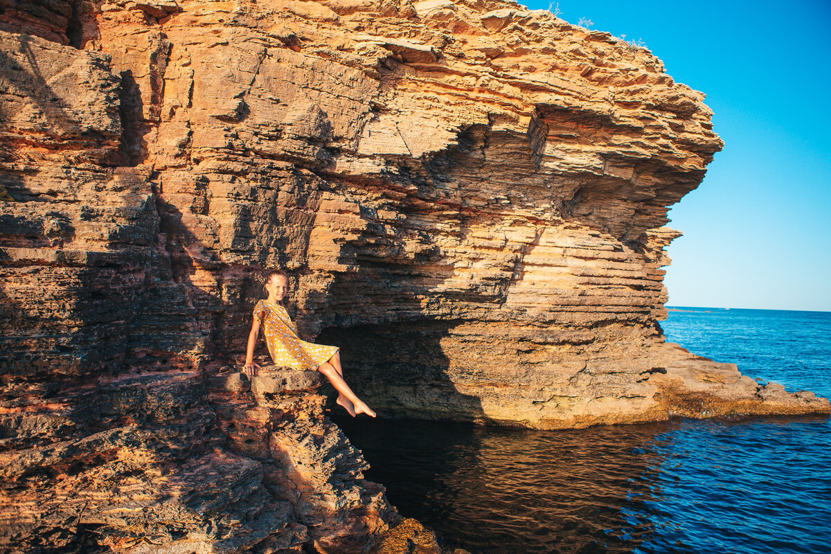 Klify Algarve w Portugalii