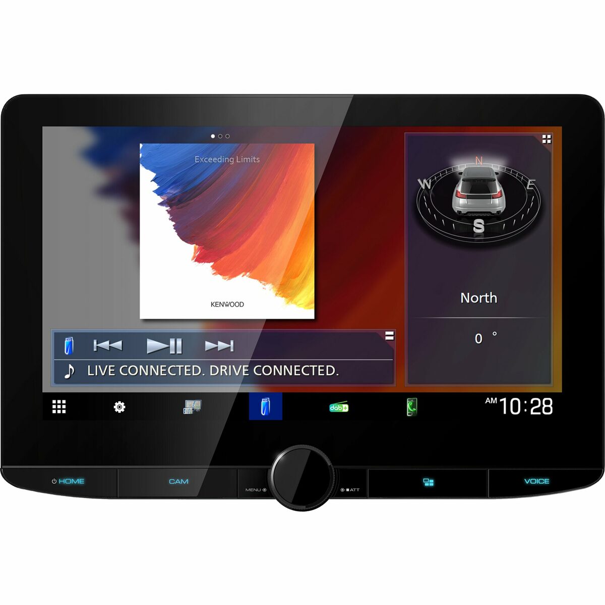 Kenwood DMX9720XDS: duży ekran 10,1 cala do kampera