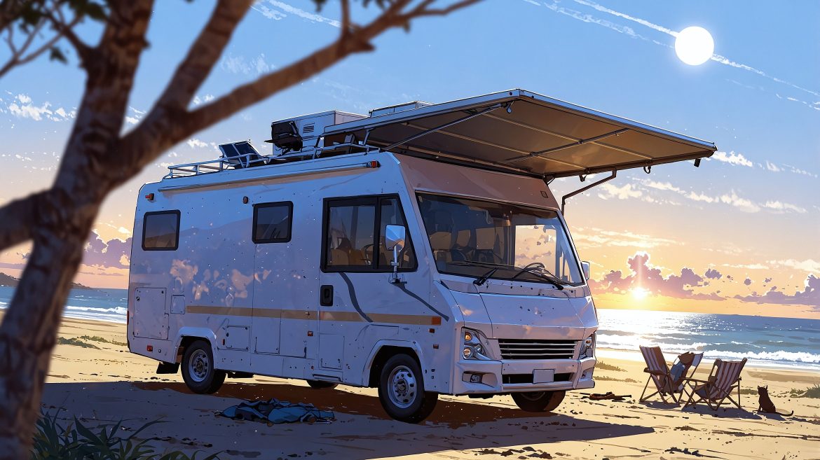 Panele słoneczne do kampera