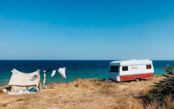 kempingi nad morzem Bałtyk Polska