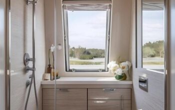 prysznic kamper kabina łazienka