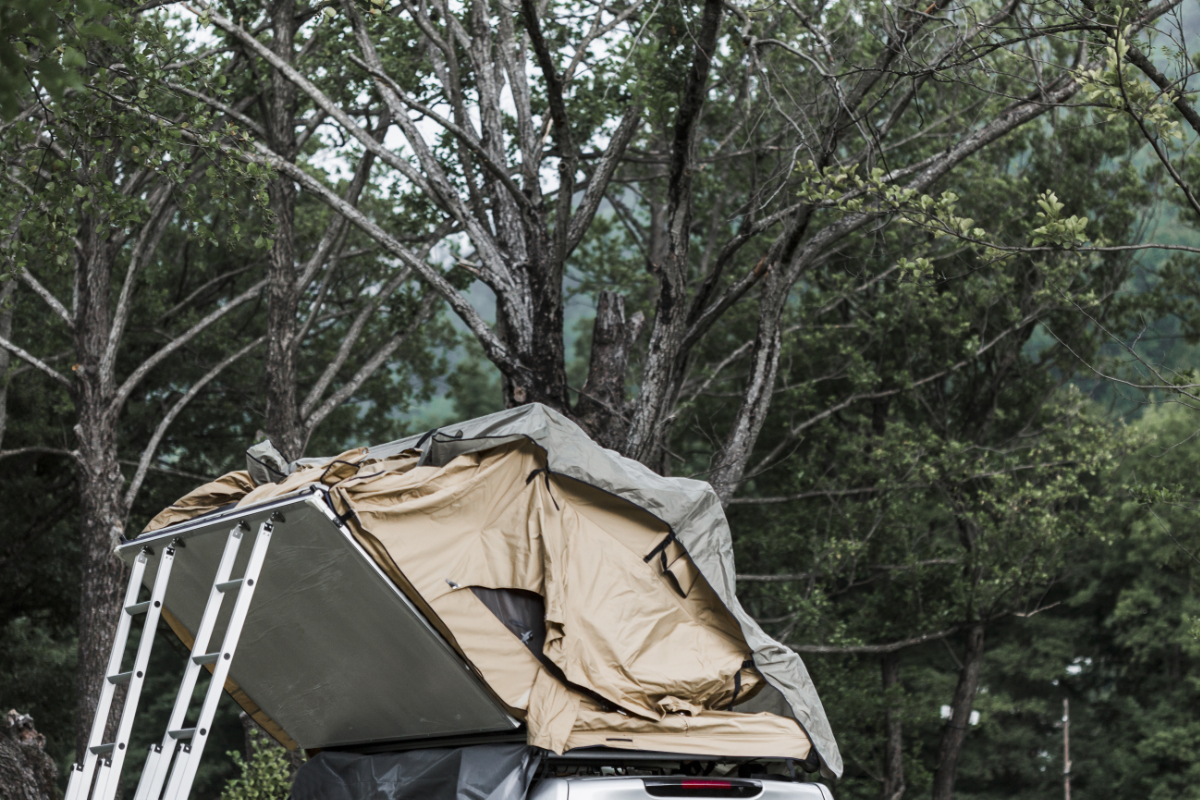 Przedsionek przy kamperze